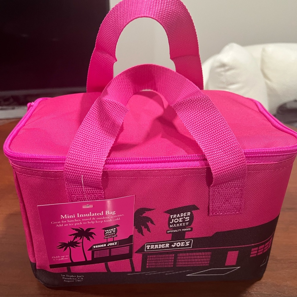Trader Joe’s Magenta Mini Insulated bag